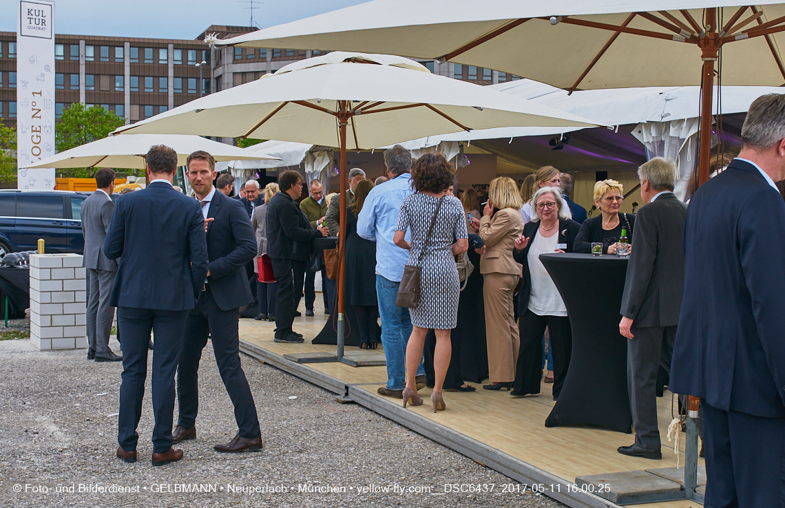 11. Mai 2017 - Grundsteinlegung für die LOGE und dem Kulturquadrat in Neuperlach